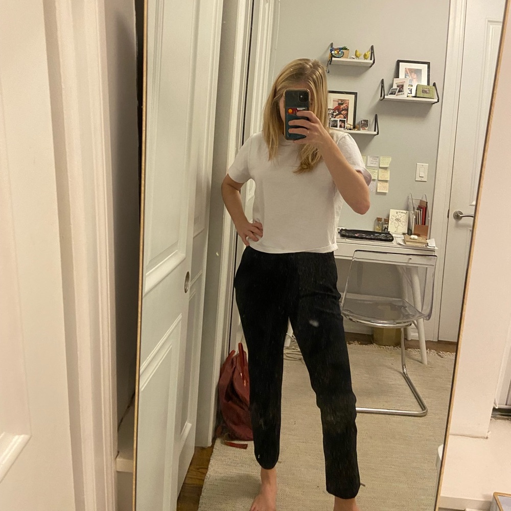 ANN TAYLOR CLASSIC BLACK TROUSERS